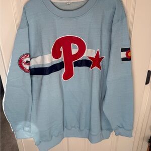Men's Light Blue Crewneck Sweater